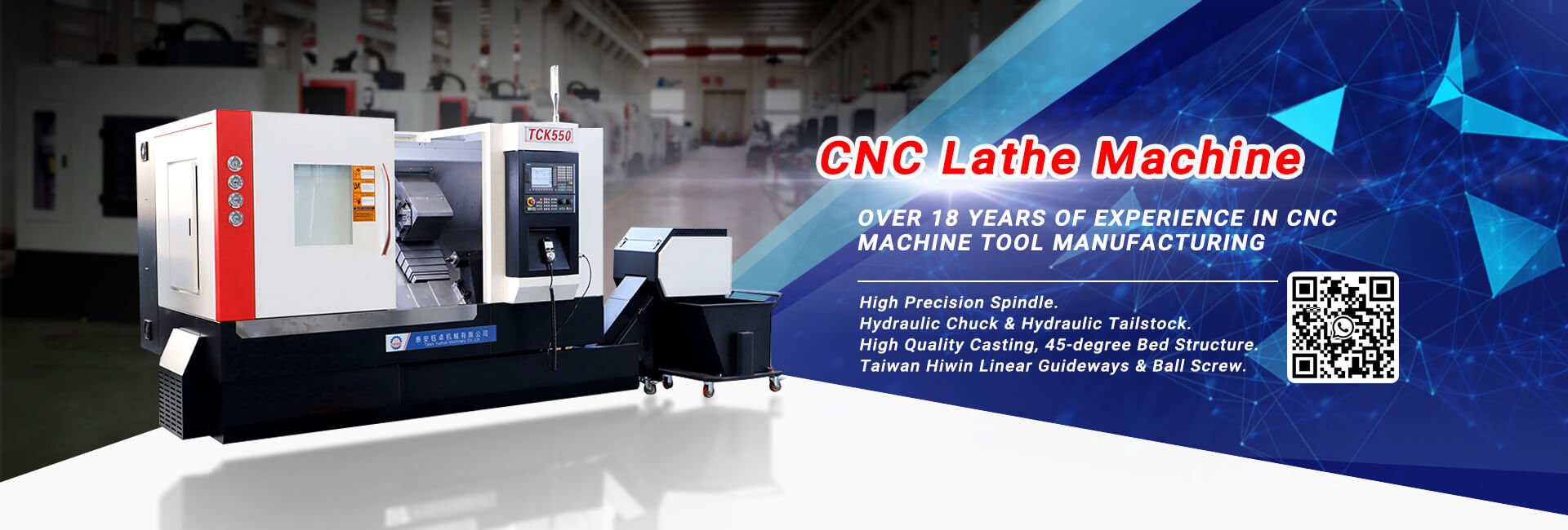 2 China Taian Yuzhuo Slant Bed CNC Lathe Machine CNC Turining Center